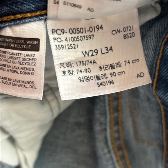 levi’s 501 jeans, men’s size W29 X L34 !! - Picture 4 of 5